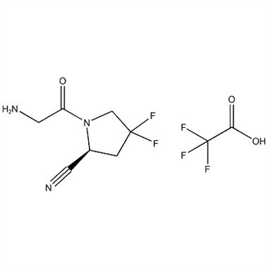 (S)-1-(2-Aminoacétyle)-4,4-difluoropyrrolidine-2-trifluoroacétate de carbonitrile N° CAS :1448440-40-1